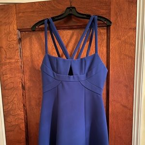 BCBG Max Azria bright blue party dress